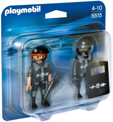 PLAYMOBIL City Action 5515 Duo Policiers des forces spéciales