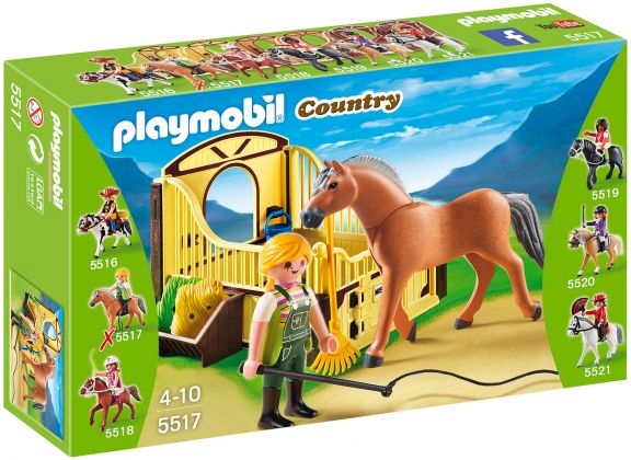 PLAYMOBIL Country 5517 Cheval Fjord et monitrice