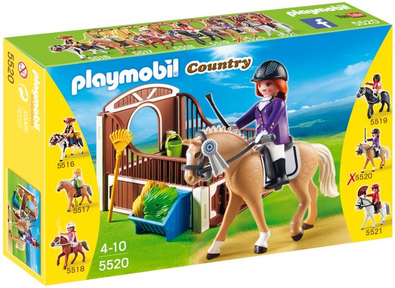 PLAYMOBIL Country 5520 Cheval Warmblood et cavalière