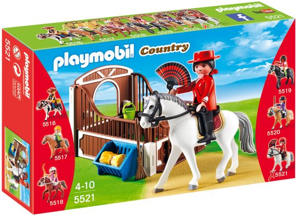 PLAYMOBIL Country 5521 Cheval Andalou et écuyère