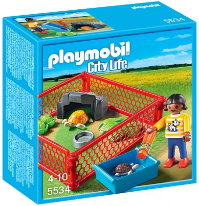 PLAYMOBIL City Life 5534 Enfant avec enclos de tortues