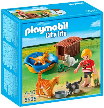 PLAYMOBIL City Life 5535 Enfant avec chats