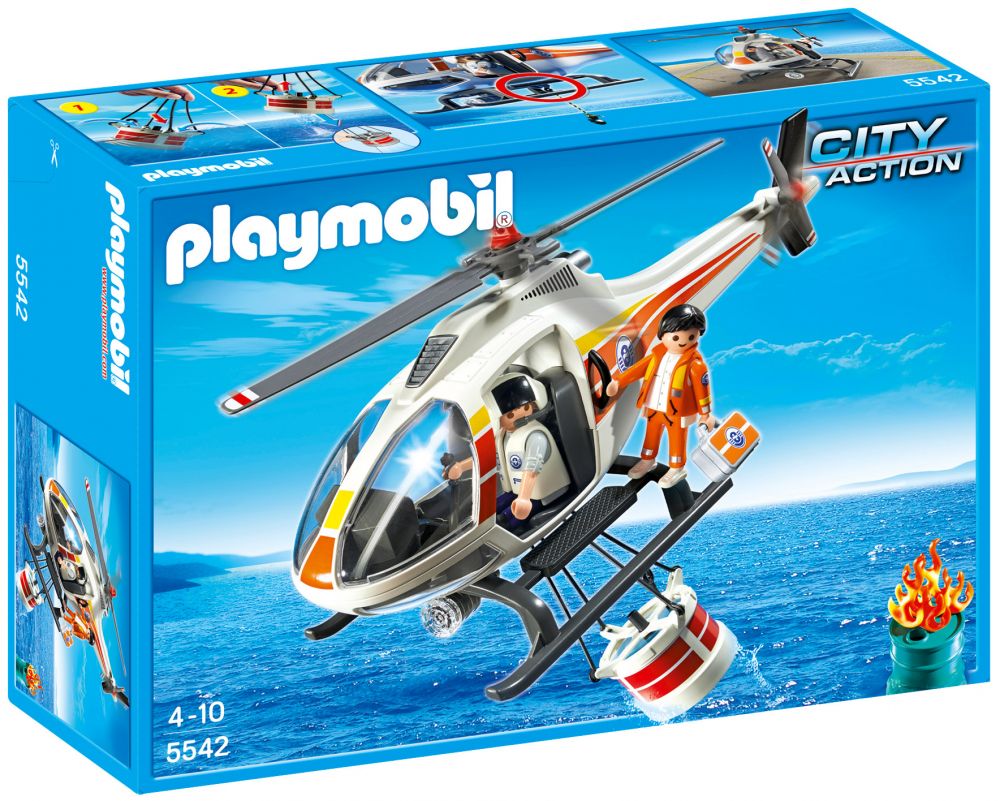 helicoptere ambulance playmobil