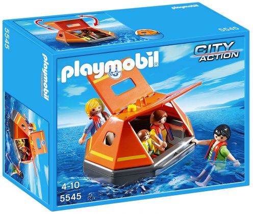 PLAYMOBIL City Action 5545 Naufragés avec radeau de survie