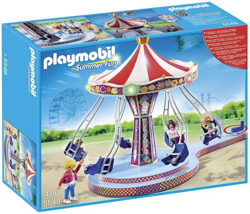 PLAYMOBIL Summer Fun 5548 Manège de chaises volantes
