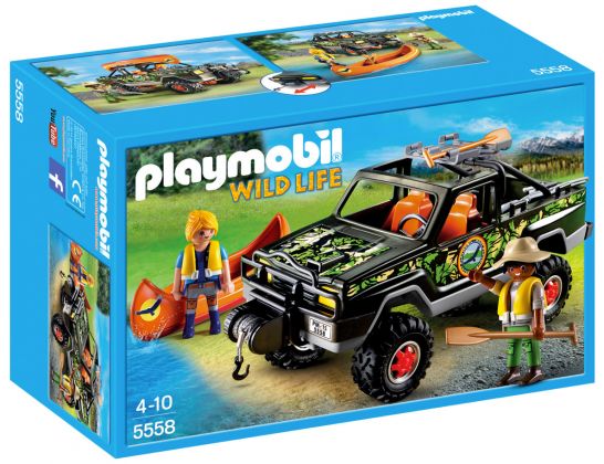 PLAYMOBIL Wild Life 5558 Pick-up des aventuriers