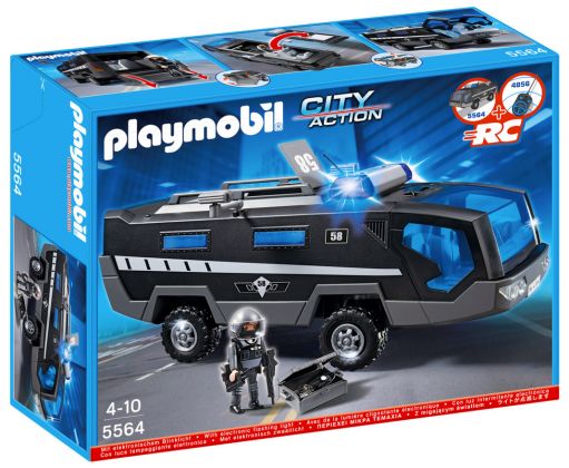 PLAYMOBIL City Action 5564 Véhicule d'intervention des forces spéciales