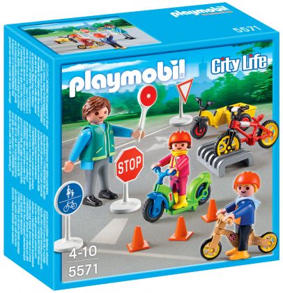 PLAYMOBIL City Life 5571 Enfants avec agent de sécurité routière
