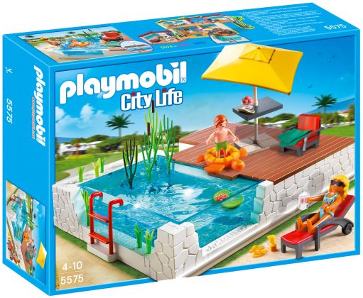 PLAYMOBIL City Life 5575 Piscine avec terrasse