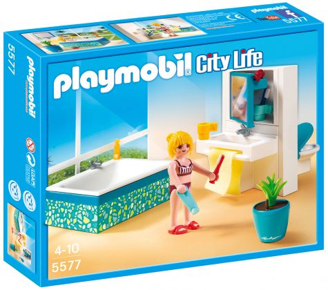 PLAYMOBIL City Life 5577 Salle de bain avec baignoire