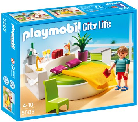 PLAYMOBIL City Life 5583 Chambre avec lit rond