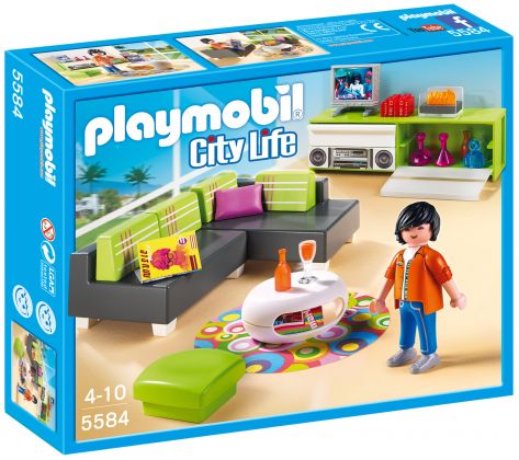 PLAYMOBIL City Life 5584 Salon moderne