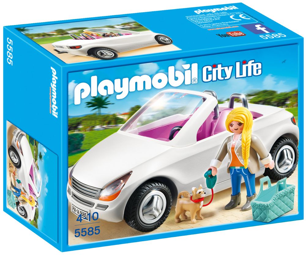 Playmobil City Life 5585 pas cher, Voiture cabriolet