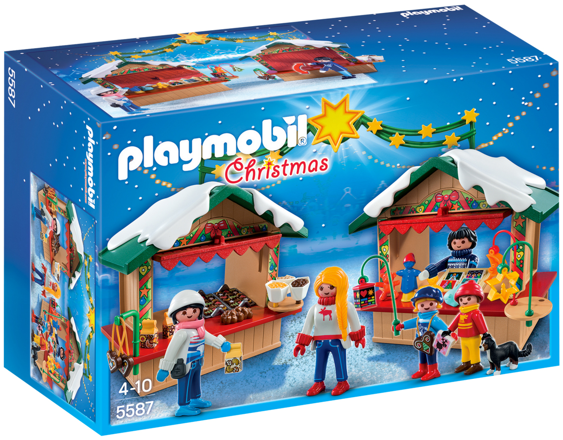 Playmobil Christmas 5587 pas cher, Marché de Noël