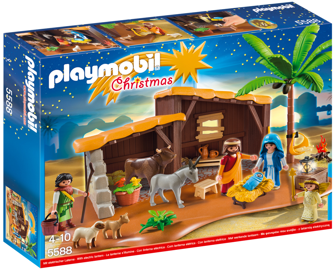 Playmobil Christmas 5588 pas cher, Cr?�che de No?�l