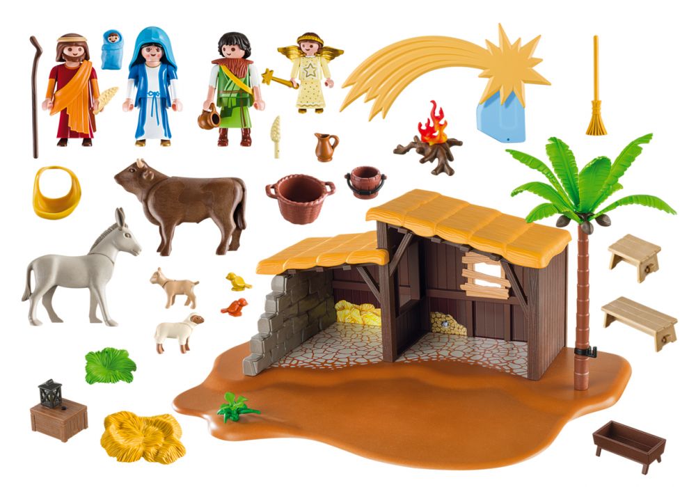 creche de noel playmobil pas cher