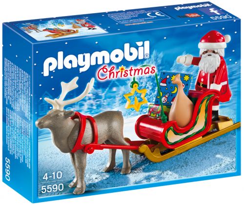 PLAYMOBIL Christmas 5590 Père Noël avec traîneau