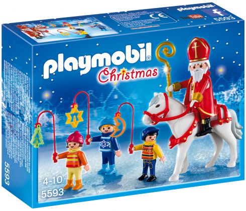 PLAYMOBIL Christmas 5593 Saint Nicolas avec enfants