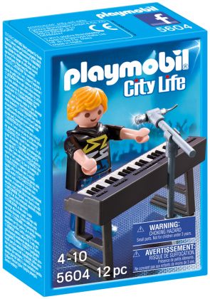 PLAYMOBIL City Life 5604 Joueur de synthé Pop Stars