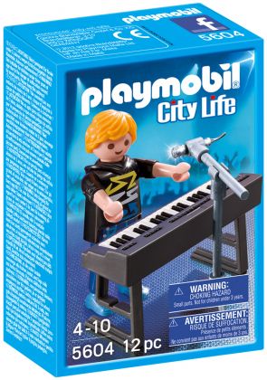 PLAYMOBIL City Life 5604 Joueur de synthé Pop Stars