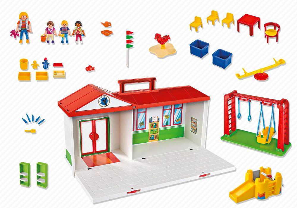 PLAYMOBIL 5606 City Life - Le jardin d'enfants transportable