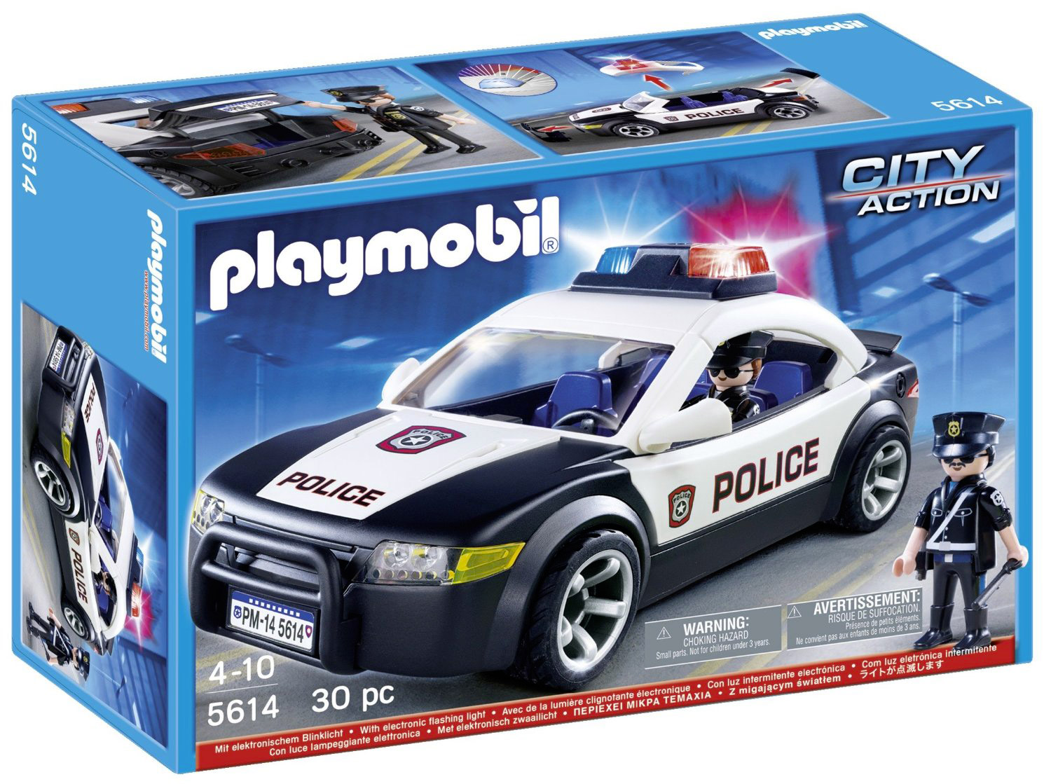 PLAYMOBIL City Action 5614 pas cher - La voiture de police