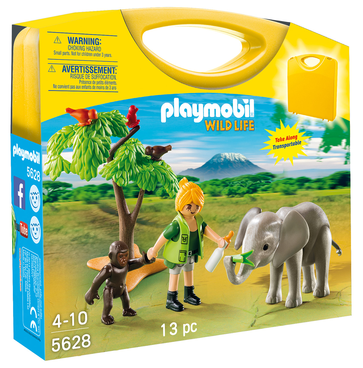 Playmobil Wild Life 5628 pas cher Valisette Safari