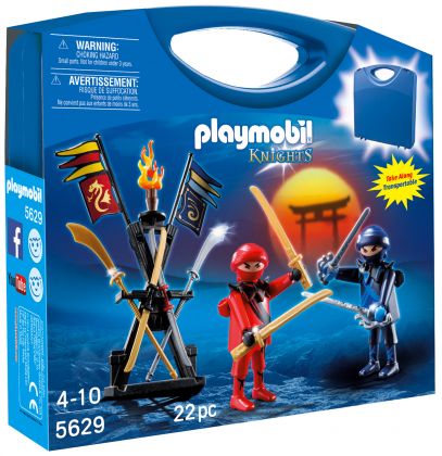 PLAYMOBIL Knights 5629 Valisette Ninjas