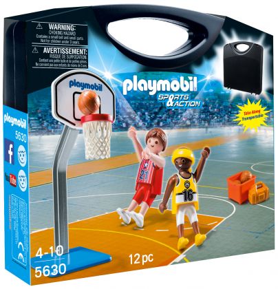 PLAYMOBIL Sports & Action 5630 Valisette Basket-ball