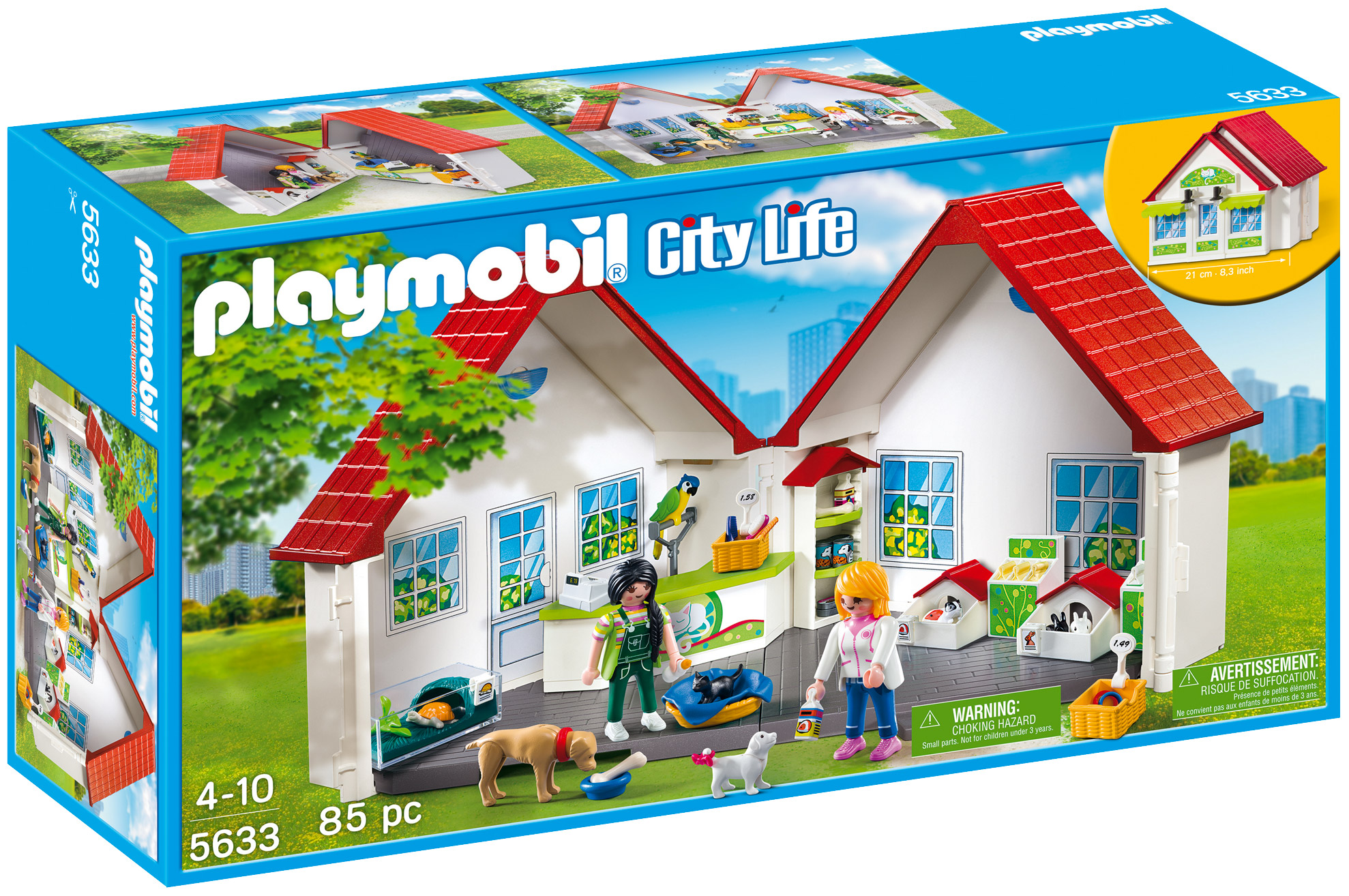 Playmobil City Life 5633 pas cher Animalerie transportable
