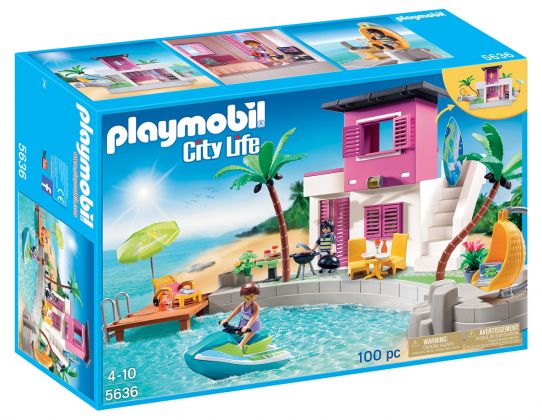 PLAYMOBIL City Life 5636 Maison de plage de luxe