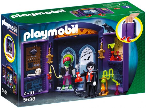 PLAYMOBIL Halloween 5638 Coffre Vampire et mutant