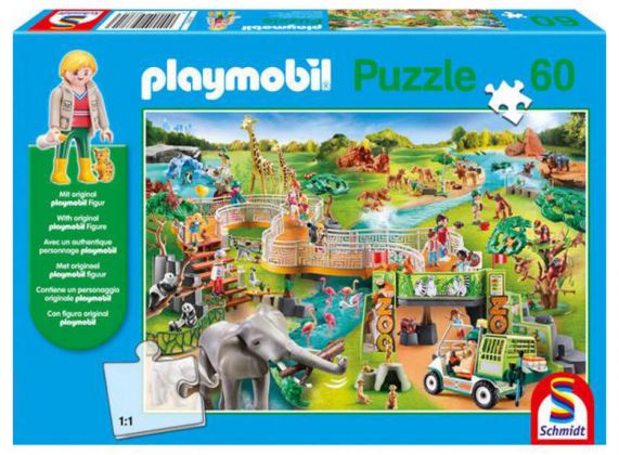 PLAYMOBIL Objets divers 56381 Puzzle Zoo Schmidt