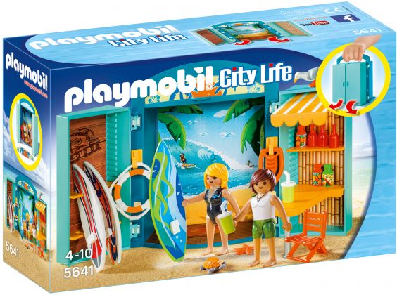 PLAYMOBIL City Life 5641 Coffre Boutique de surf