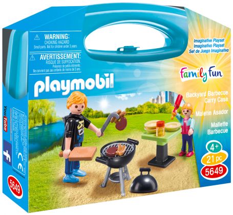 PLAYMOBIL Family Fun 5649 Malette Barbecue