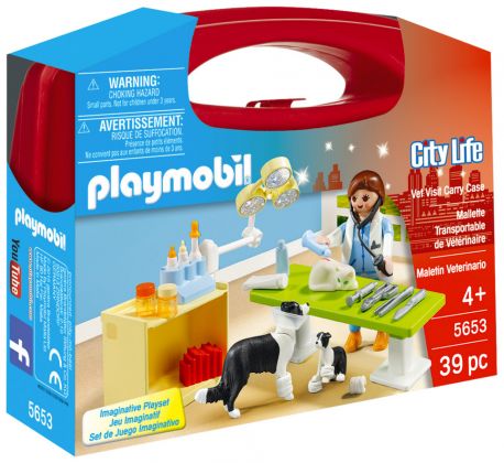 PLAYMOBIL City Life 5653 Valisette Vétérinaire