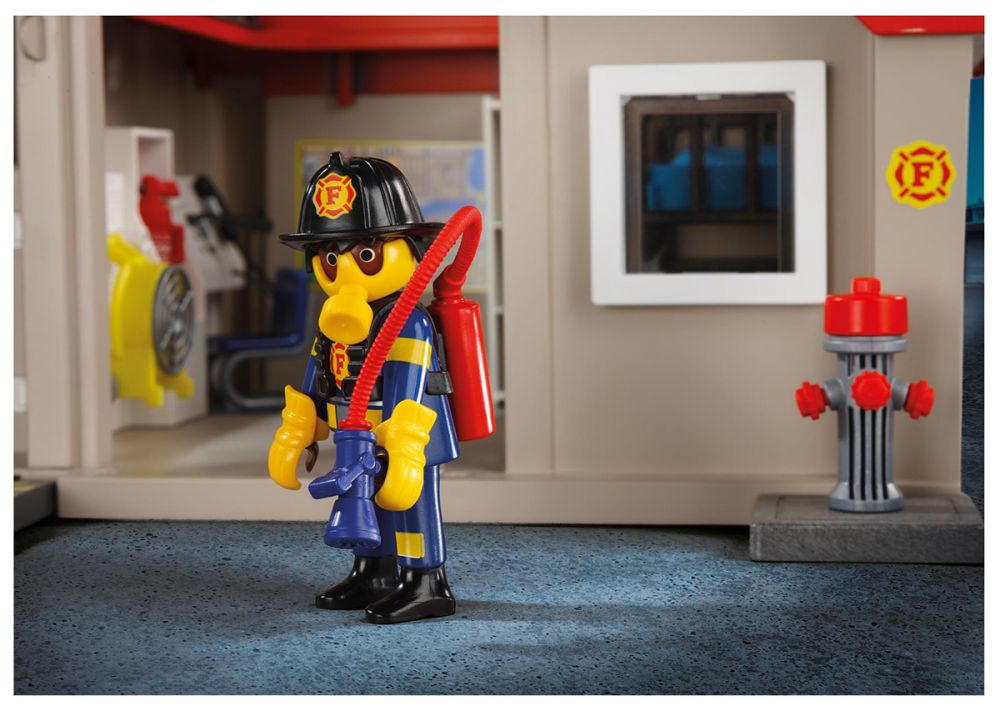 Acheter Playmobil 5663 Caserne de pompiers transportable (juin