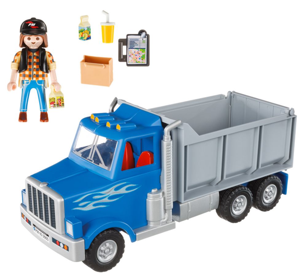 PLAYMOBIL 5665 Le camion de chantier Américain - les Prix d