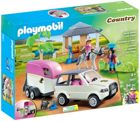 PLAYMOBIL Country 5667 Remorque à cheval