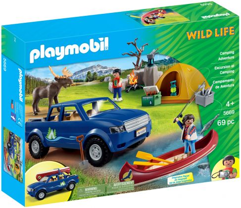 PLAYMOBIL Wild Life 5669 Excursion et camping