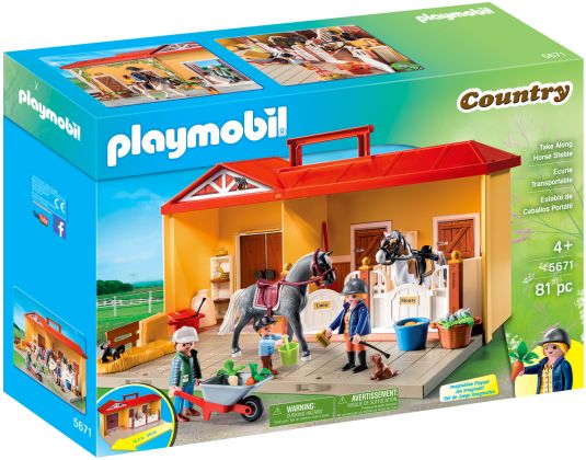 PLAYMOBIL Country 5671 Ecurie transportable