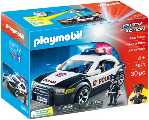 PLAYMOBIL City Action 5673 Voiture de police