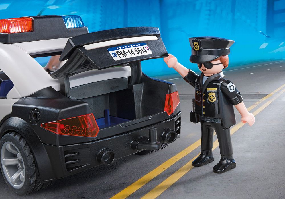 Figurines et accessoires : PLAYMOBIL CITY ACTION - 5673: VOITURE DE POLICE