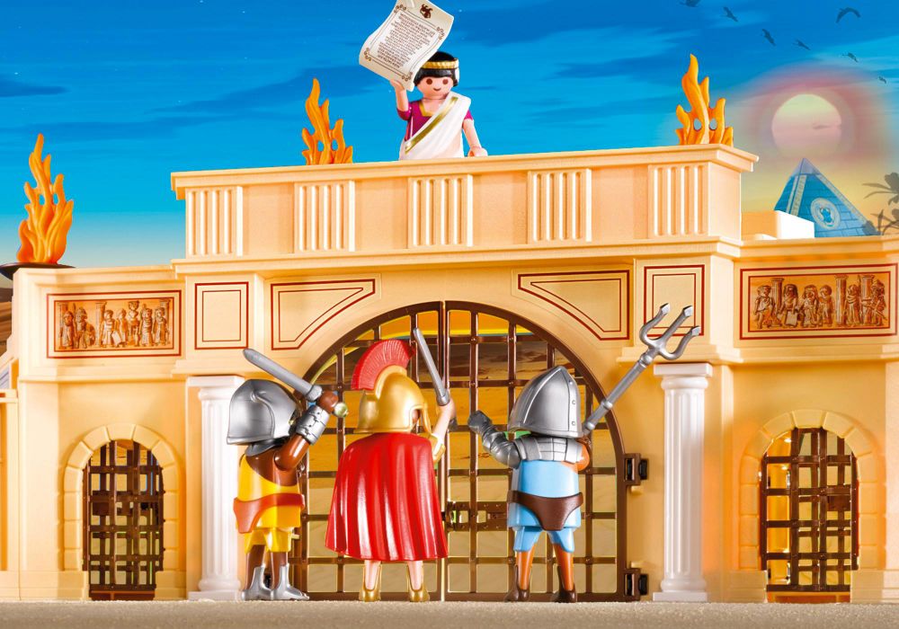 Playmobil History 5837 pas cher, L'arène romaine