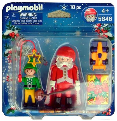 PLAYMOBIL Christmas 5846 Père Noel et elfe