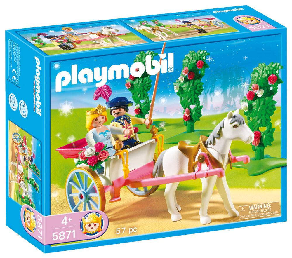 Playmobil Princess 5871 pas cher, Princesse avec calèche
