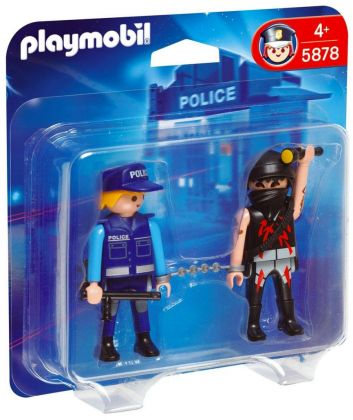 PLAYMOBIL City Action 5878 Policier et voleur