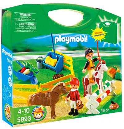 PLAYMOBIL Country 5893 Valisette cavaliers et poneys