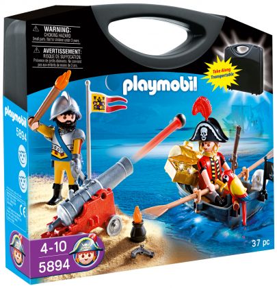 PLAYMOBIL Pirates 5894 Valisette pirate et soldat
