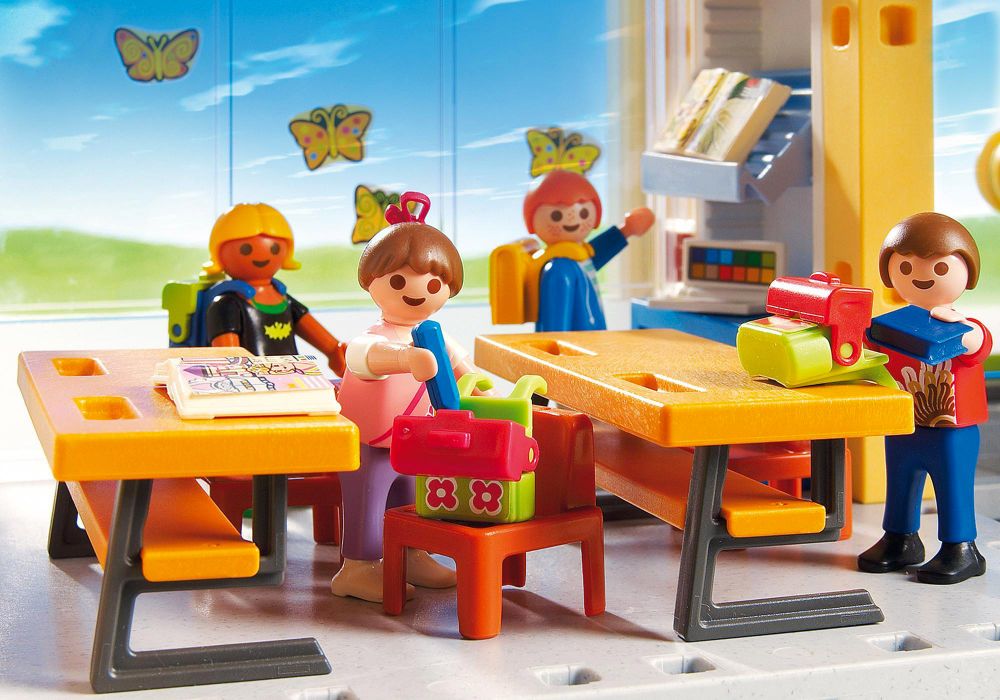 playmobil city life salle de classe